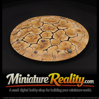 cracked-dry-earth-circular-terrain-base-60mm-3d-printable-386565 — thumbnail 2