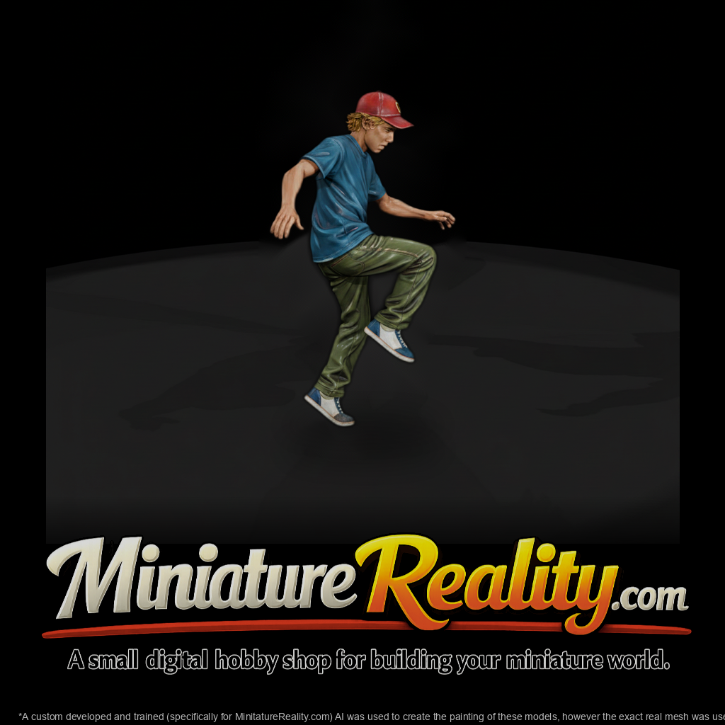 Hacky Sack Player Mid-Kick