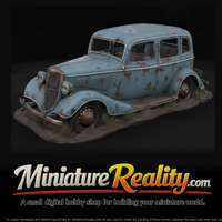 Weathered 1930s Four-Door Sedan — thumbnail 1