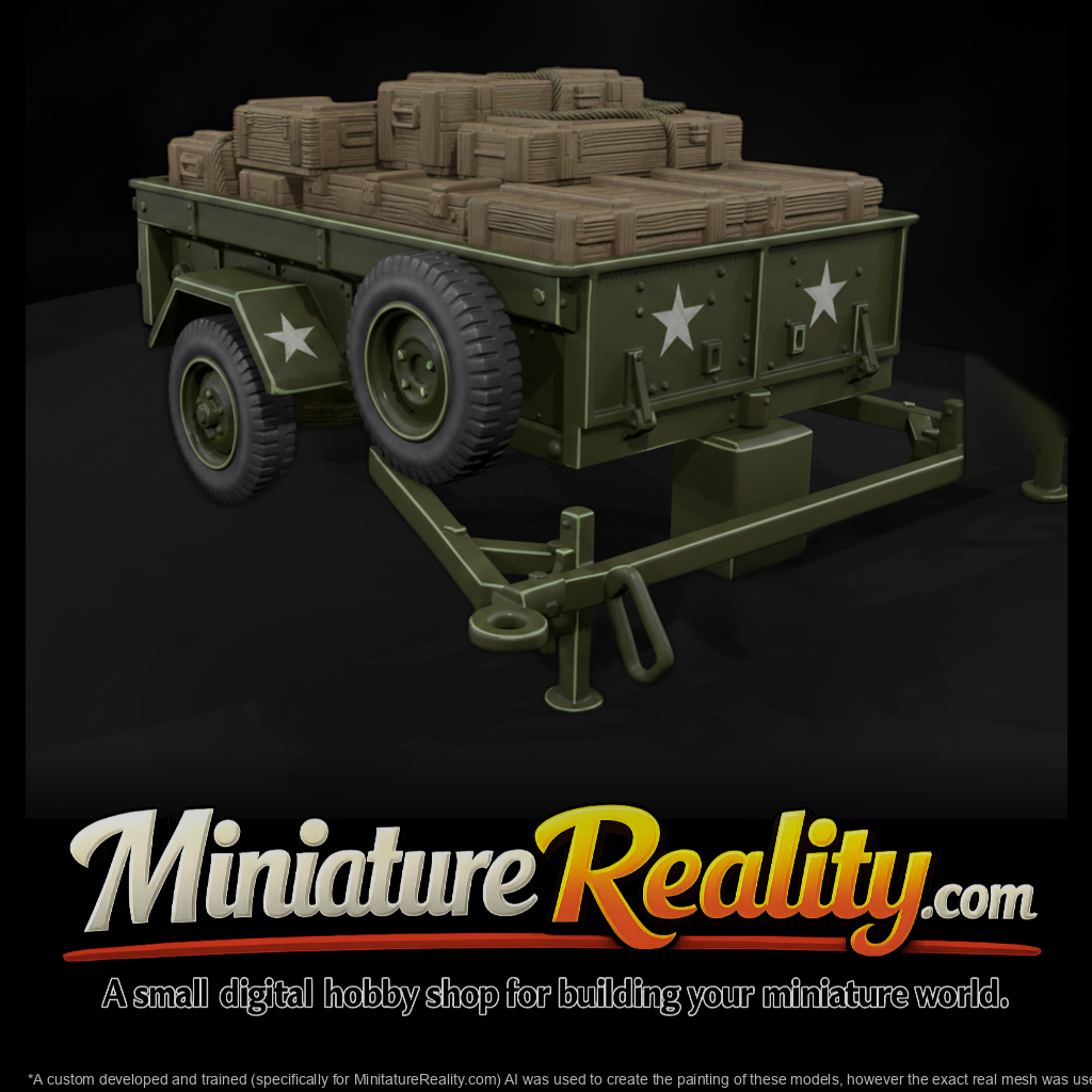 Mil 112 Ww2 Pacific Cargo Trailer