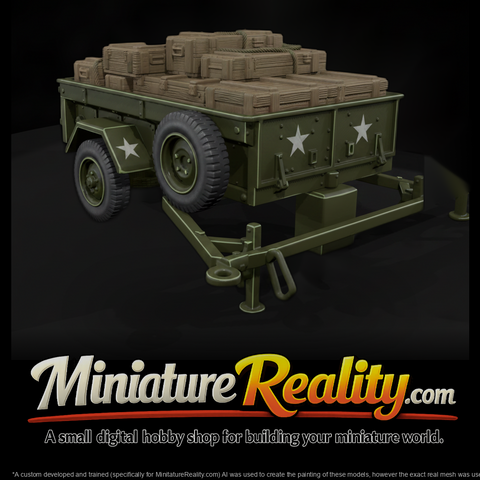 Mil 112 Ww2 Pacific Cargo Trailer