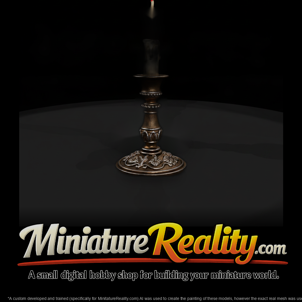Ornate Brass Candlestick