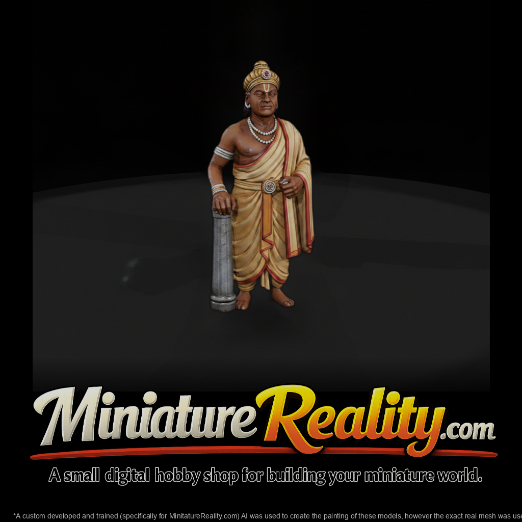 Hist 0057 Historical Ashoka Miniature Figure