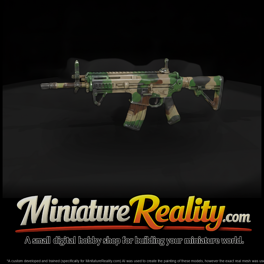 Modern Camo Assault Rifle
