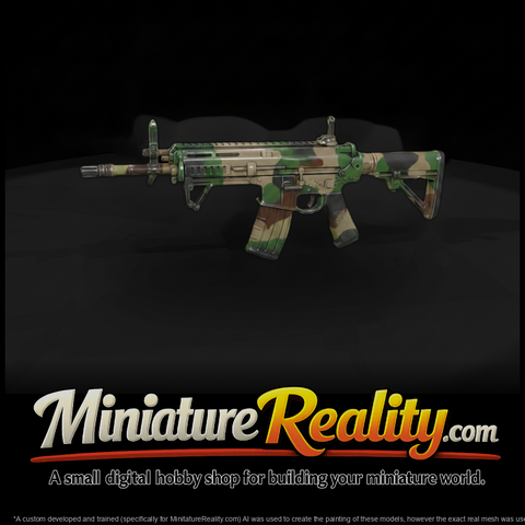 Modern Camo Assault Rifle