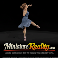 Female Ballerina Rehearsal Pose Figurine — thumbnail 1