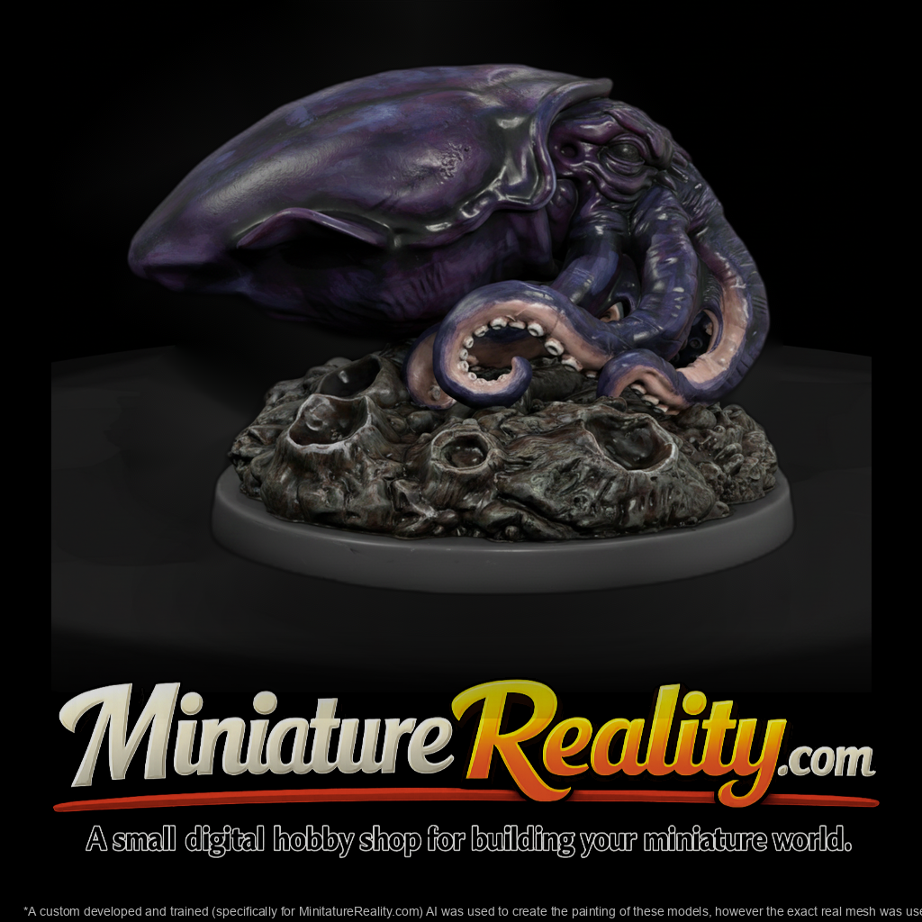 Creature Gloom Tentacle Squid Beast