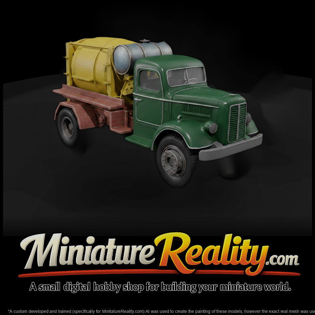 Vintage Cement Mixer Truck