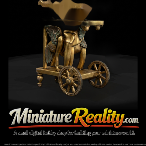 Surreal Figural Serving Cart & Model Railroads
