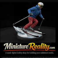Downhill Skier Carving a Turn — thumbnail 1