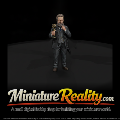 Hist 0174 Historical Alexander Graham Bell Miniatu