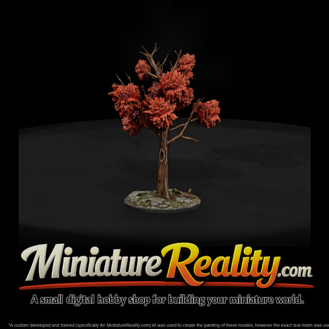 Stylized Maple Tree — & Model Railway