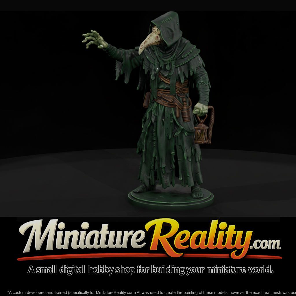 Hooded Plague Wraith with Lantern
