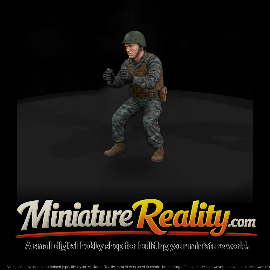 Mod Navy 061 Modern U S Navy Anti Aircraft Gunner