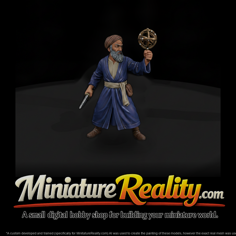 Hist 0079 Historical Al Biruni Miniature Figure