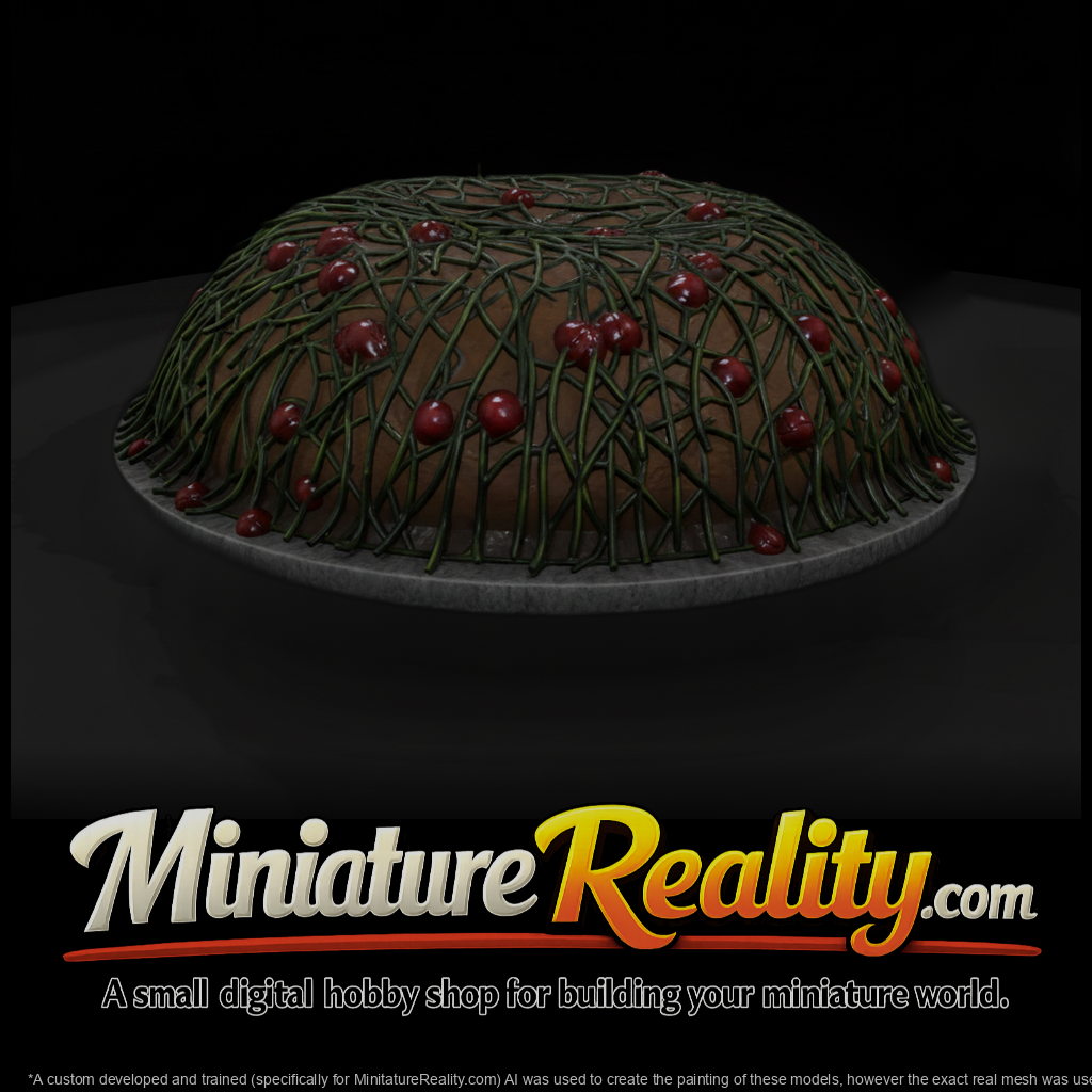 Low Poly Pine Needle Forest Tabletop Terrain Base
