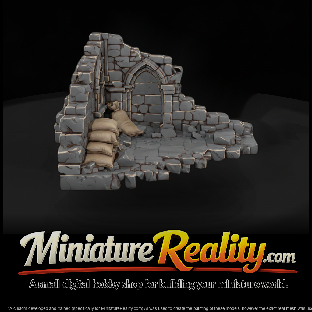 Hitem2 Ruined Wall Corner Set