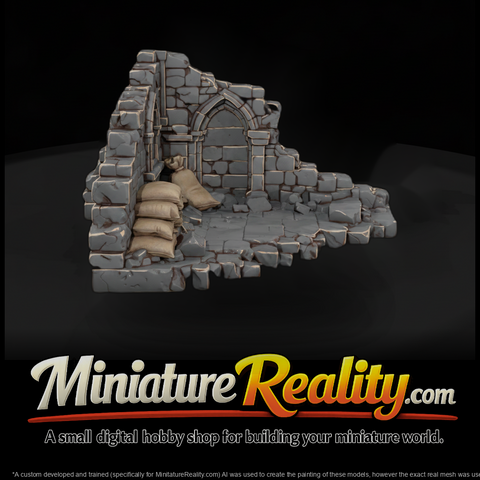 Hitem2 Ruined Wall Corner Set