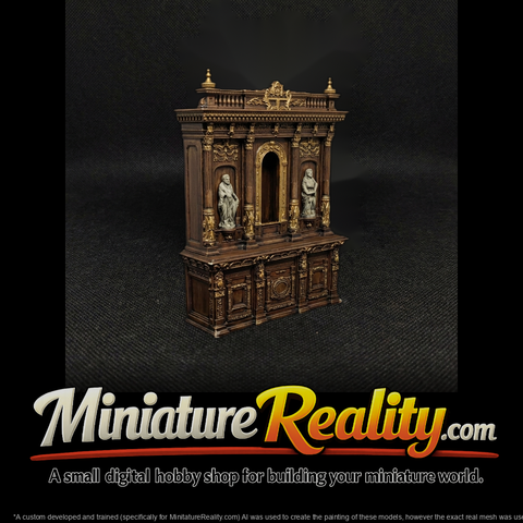 Neoclassical Carved Display Cabinet