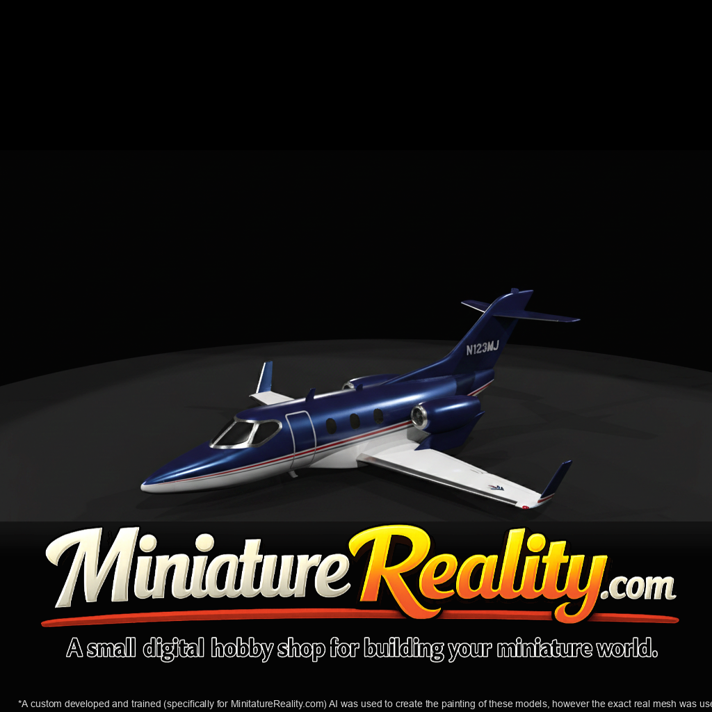 HondaJet HA-420 miniature, three-quarter view