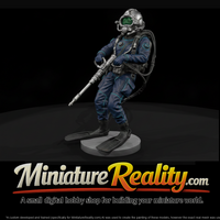 Commercial Diver with Water Jet Lance — thumbnail 1