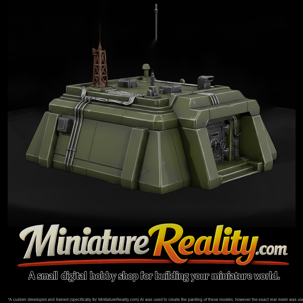 Mil 201 1980S Cold War Hardened Command Bunker