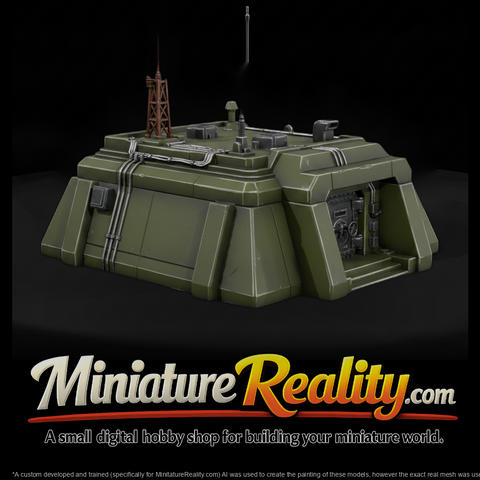Mil 201 1980S Cold War Hardened Command Bunker