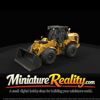 John Deere 644 Wheel Loader miniature, three-quarter view — thumbnail 3