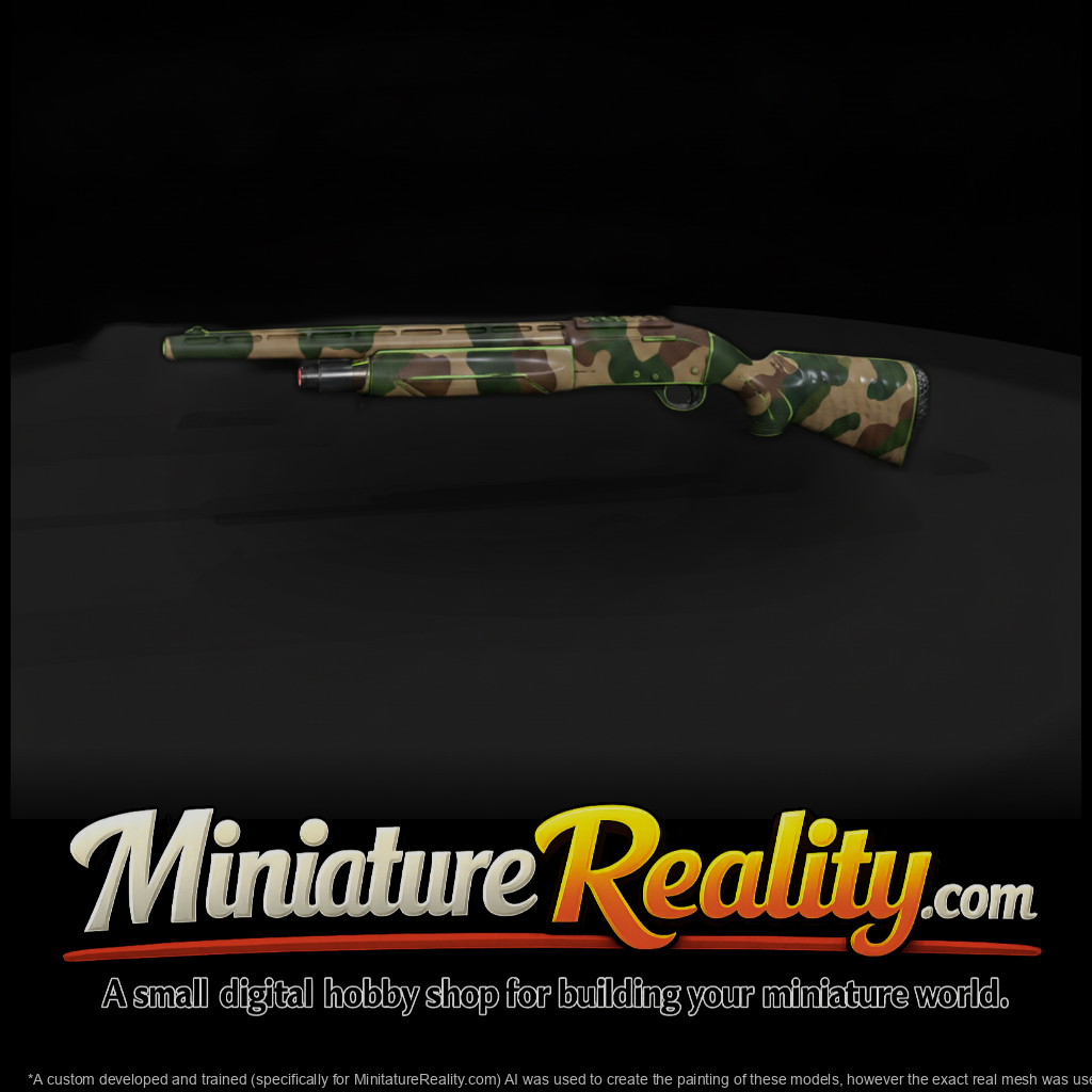 Camo Semi-Auto Hunting Shotgun