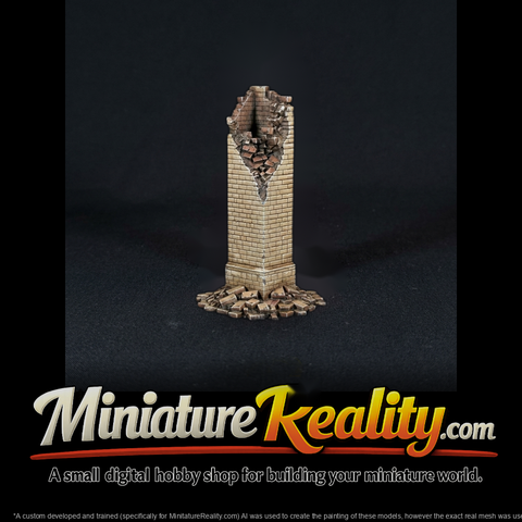 ruined-brick-column-with-rubble-diorama-prop-764955