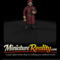 Venetian Merchant Figure, three-quarter view — thumbnail 1