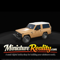 1985 Nissan Safari miniature, three-quarter view — thumbnail 3
