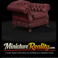 Armchair miniature, three-quarter view — thumbnail 1