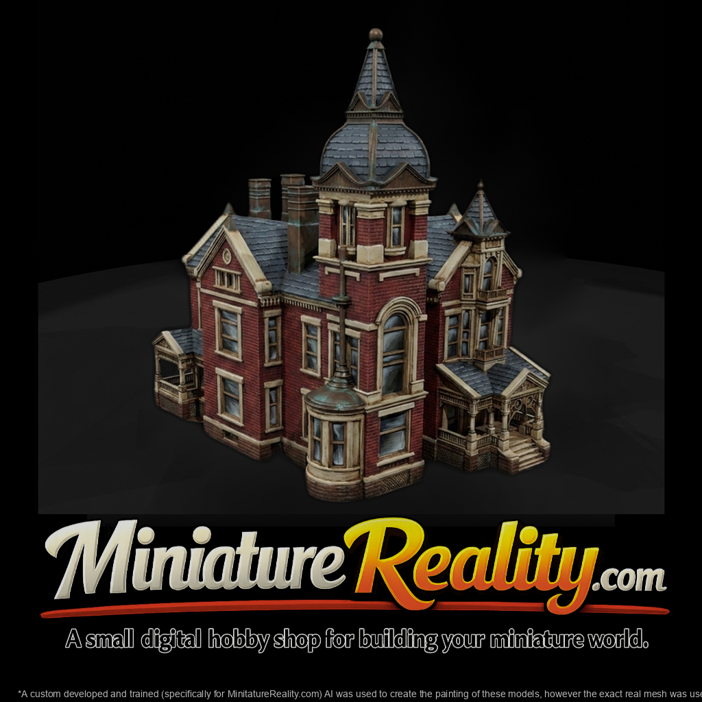 Victorian Mansion & Railroad Layouts