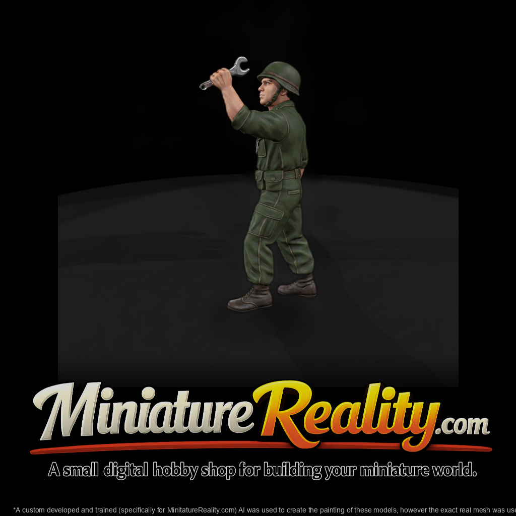 Vn Army 027 Vietnam U S Army Mechanic Figure