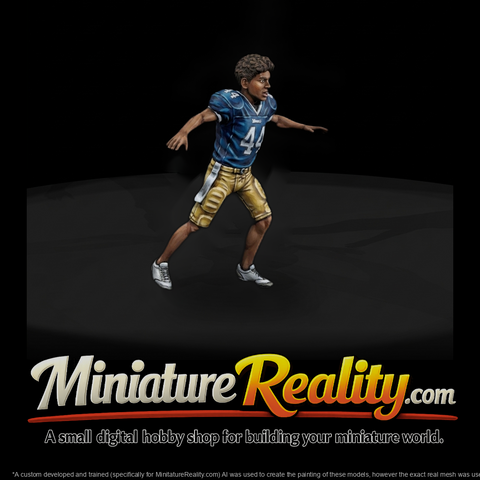 Youth Football Player Juking Run