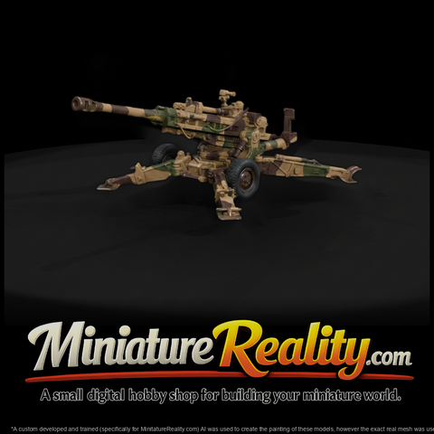 Mil 265 Modern Desert M777 Style Howitzer