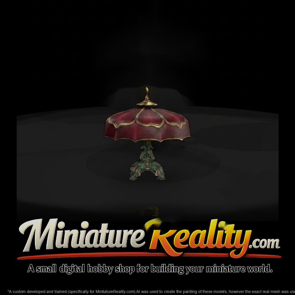Ornate Victorian Baroque Table Lamp