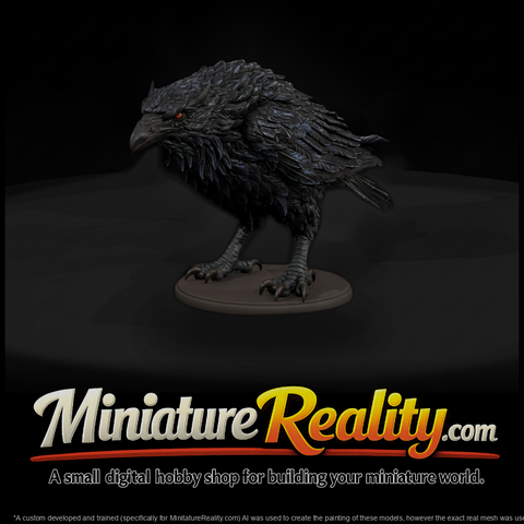Creature Gloom Feather Raven Beast
