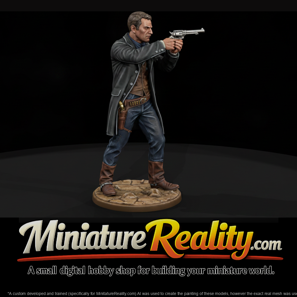 1880s Frontier Lawman Taking Aim