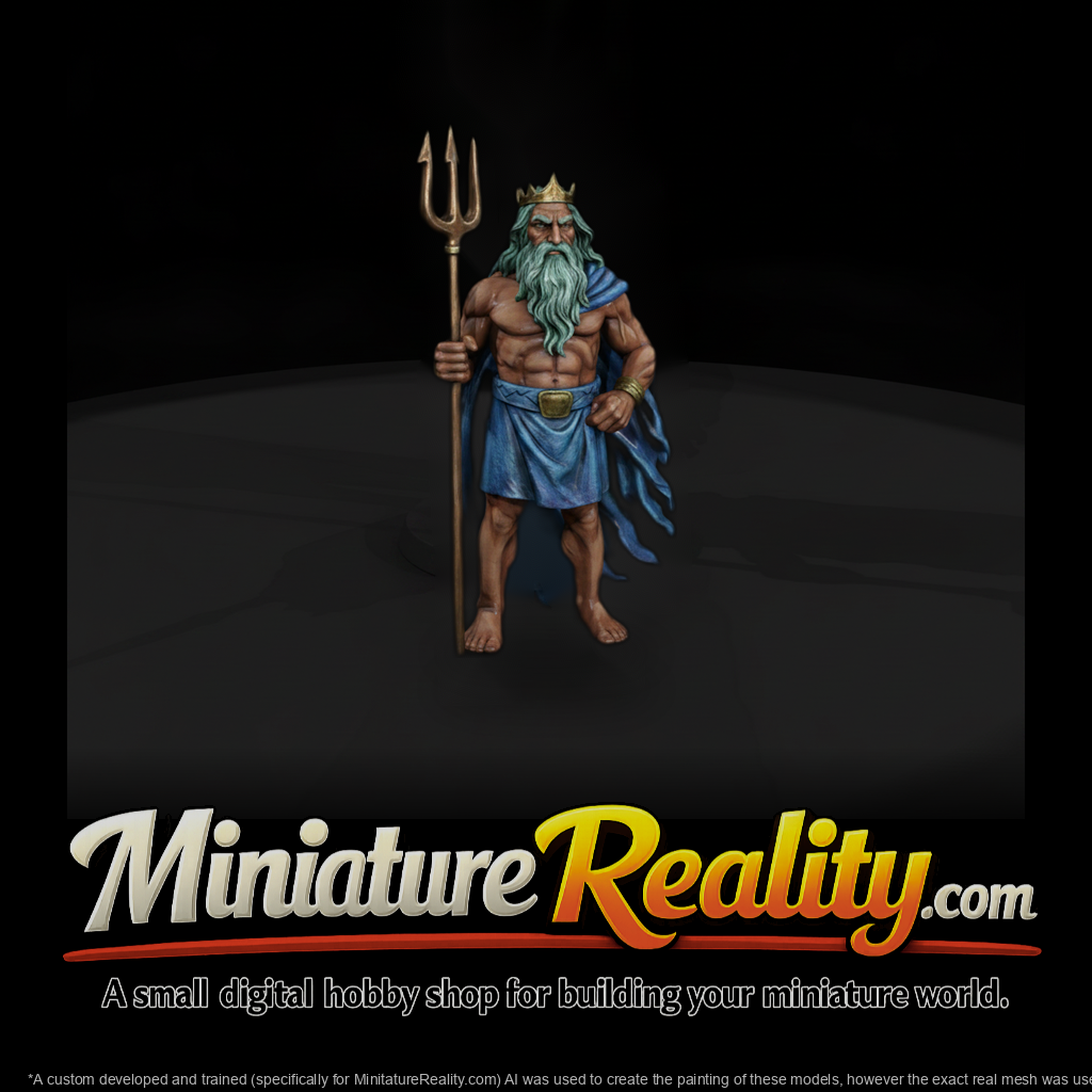 Myth 0252 Mythology Poseidon Miniature Figure