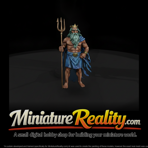 Myth 0252 Mythology Poseidon Miniature Figure