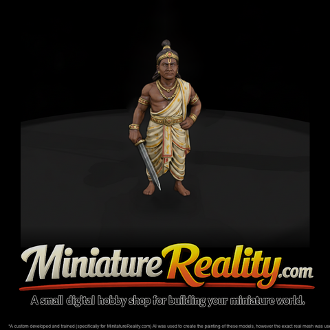 Hist 0058 Historical Chandragupta Maurya Miniature