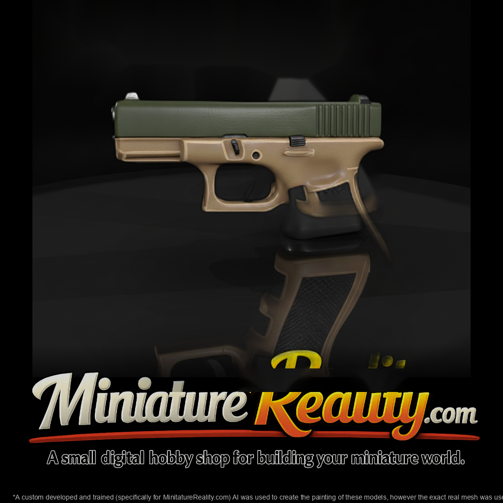 Compact Semi-Auto Pistol Two-Tone
