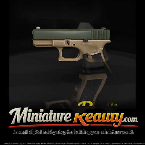 Compact Semi-Auto Pistol Two-Tone