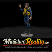 Scuba Diver with Tank and Fins — thumbnail 1