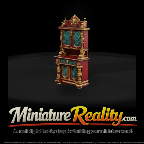 Ornate Neo Renaissance Cabinet