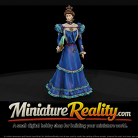 Victorian Lady with Fan — thumbnail 1