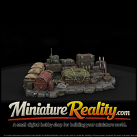 Supply Dump miniature, three-quarter view — thumbnail 1