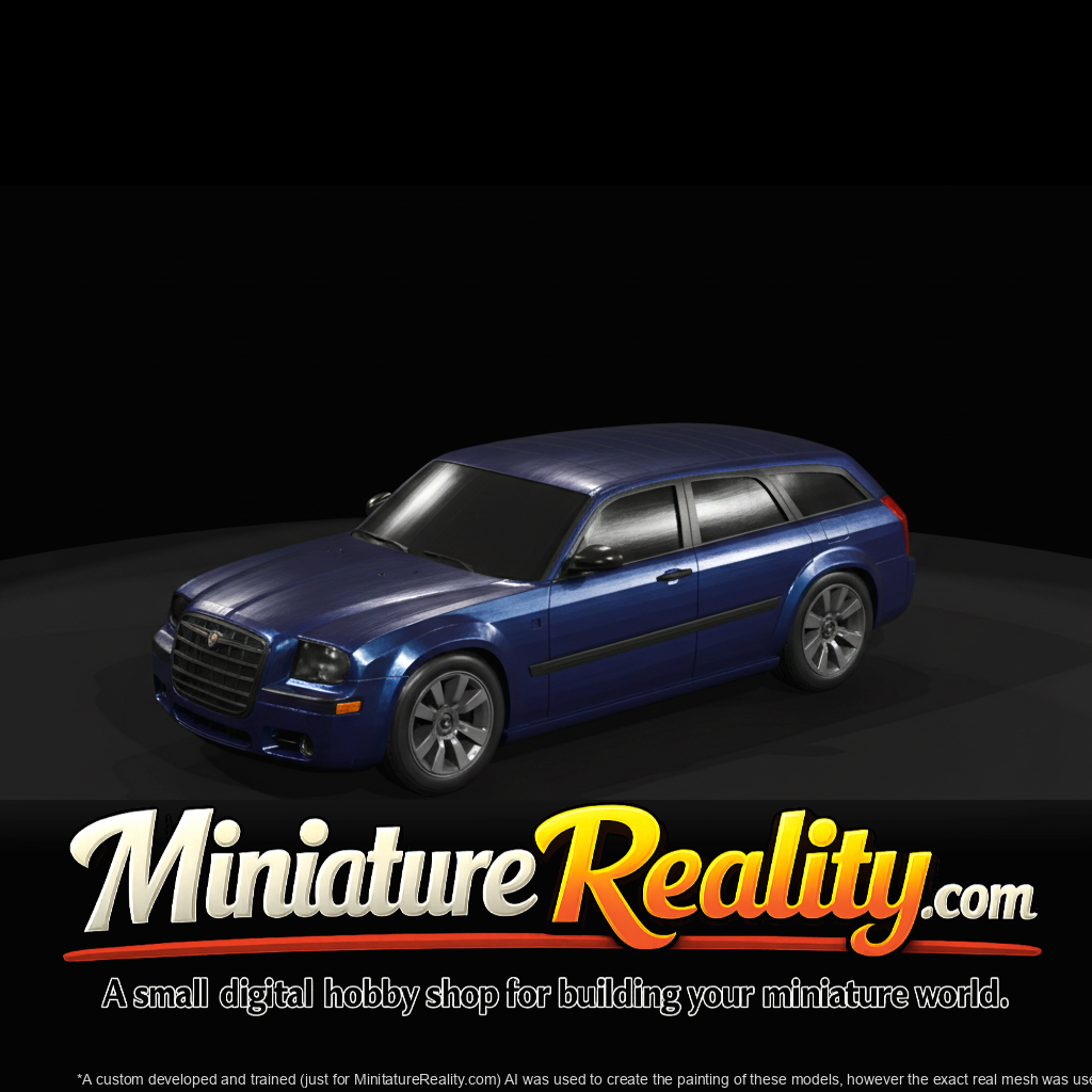 Chrysler 300C Touring miniature, three-quarter view